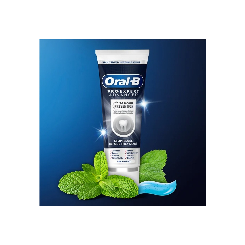 Зубна паста Oral-B Pro-Expert Додаткове відбілювання 75 мл (8700216106702) - фото 4 Зубна паста Oral-B Pro-Expert Додаткове відбілювання 75 мл (8700216106702) - фото 4
