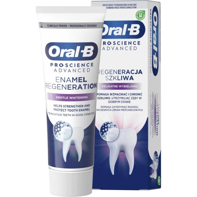 Зубна паста Oral-B Pro-Science Відновлення емалі Делікатне відбілювання 75 мл (8001090247582) - фото 1