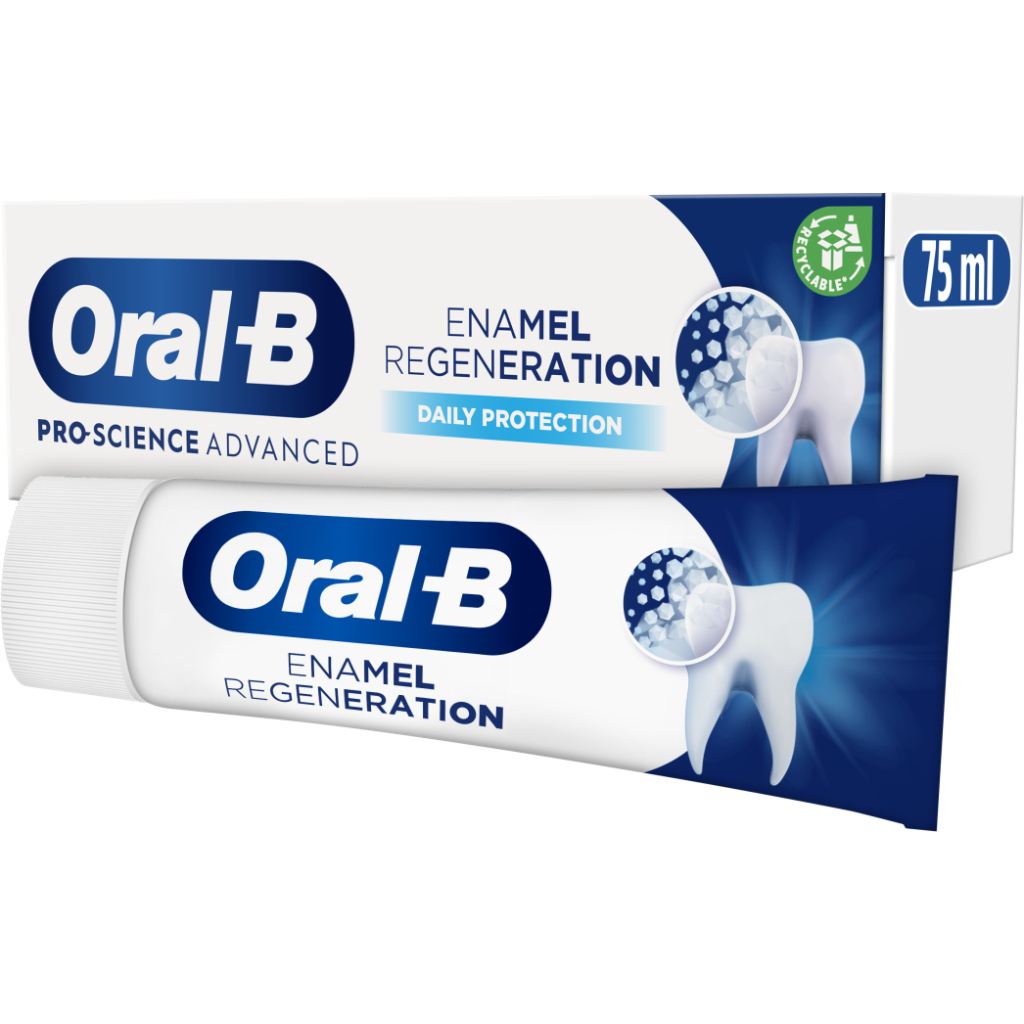 Зубна паста Oral-B Pro-Science Відновлення емалі Щоденний захист 75 мл (8001090247544) - фото 2 Зубна паста Oral-B Pro-Science Відновлення емалі Щоденний захист 75 мл (8001090247544) - фото 2