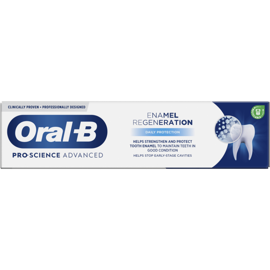 Зубна паста Oral-B Pro-Science Відновлення емалі Щоденний захист 75 мл (8001090247544) - фото 3 Зубна паста Oral-B Pro-Science Відновлення емалі Щоденний захист 75 мл (8001090247544) - фото 3