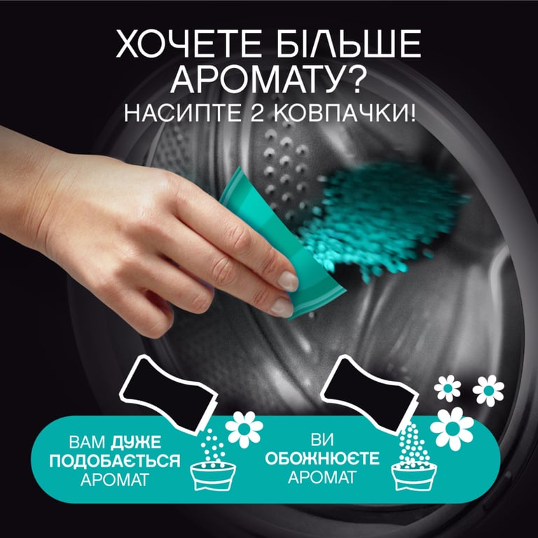 Кондиціонер для білизни Lenor Unstoppables Свіжість Парфумовані гранули 495 г (8700216704724) - фото 3