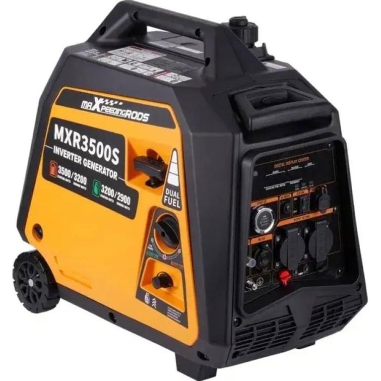 Генератор maXpeedingRODS бензин/газ MXR3500S інверторний (3,2 kW), 220V, 50Hz, 4л, дистанційний запуск (mxr3500S) - фото 2