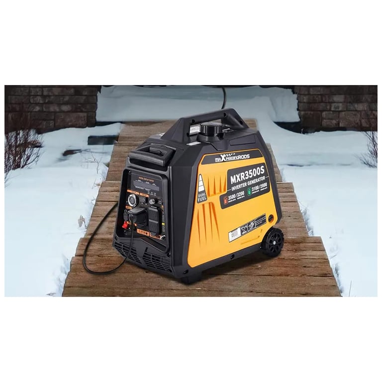 Генератор maXpeedingRODS бензин/газ MXR3500S інверторний (3,2 kW), 220V, 50Hz, 4л, дистанційний запуск (mxr3500S) - фото 4