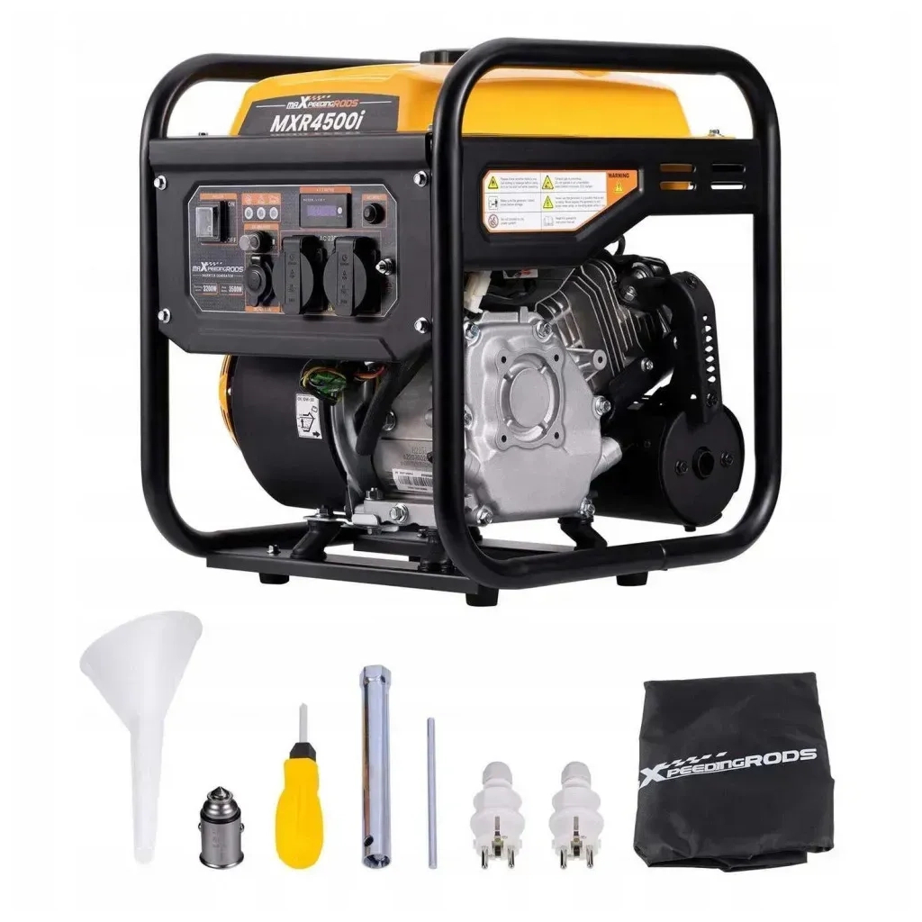 Генератор maXpeedingRODS MXR4500i (3,5 kW), 220V, 50Hz, 7.5л, ручний запуск (mxr4500i) - фото 2 Генератор maXpeedingRODS MXR4500i (3,5 kW), 220V, 50Hz, 7.5л, ручний запуск (mxr4500i) - фото 2