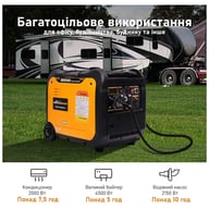 Генератор maXpeedingRODS MXR5500 (5.5kW), 220V, 50Hz, 13.5л, дистанційний запуск (mxr5500) - фото 6