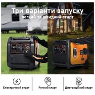 Генератор maXpeedingRODS MXR5500 (5.5kW), 220V, 50Hz, 13.5л, дистанційний запуск (mxr5500) - фото 9
