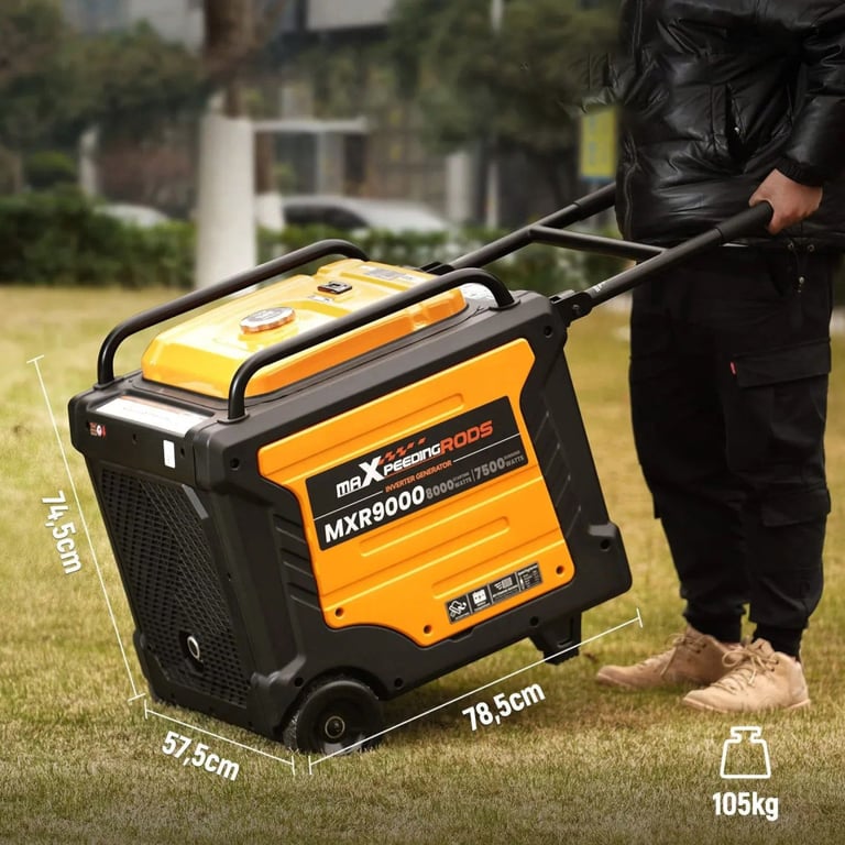 Генератор maXpeedingRODS MXR9000 (8 kW), 220V, 50Hz, 26л, дистанційний запуск, ATS (mxr9000) - фото 10