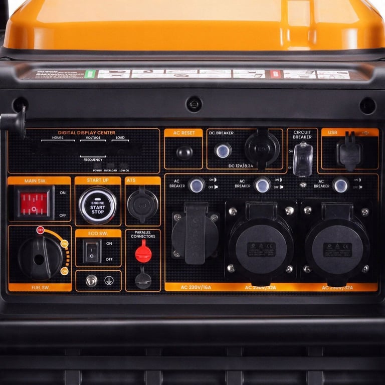 Генератор maXpeedingRODS MXR9000 (8 kW), 220V, 50Hz, 26л, дистанційний запуск, ATS (mxr9000) - фото 4