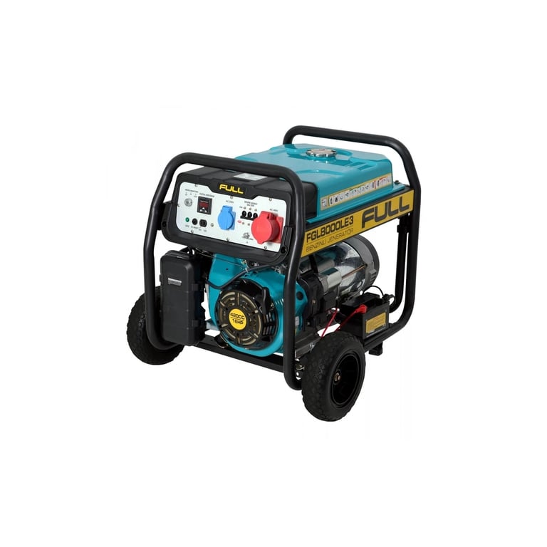 Генератор FULL FGL8000LE3, 3-ф. 380/220V, 11kVA/8.8kW, 25 л, 2.4 л/год, стартер (FGL8000LE3)