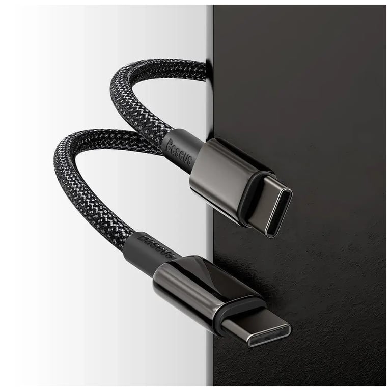 Дата кабель USB-C to USB-C 1.0m 100W black Baseus (CATWJ-01) - фото 10