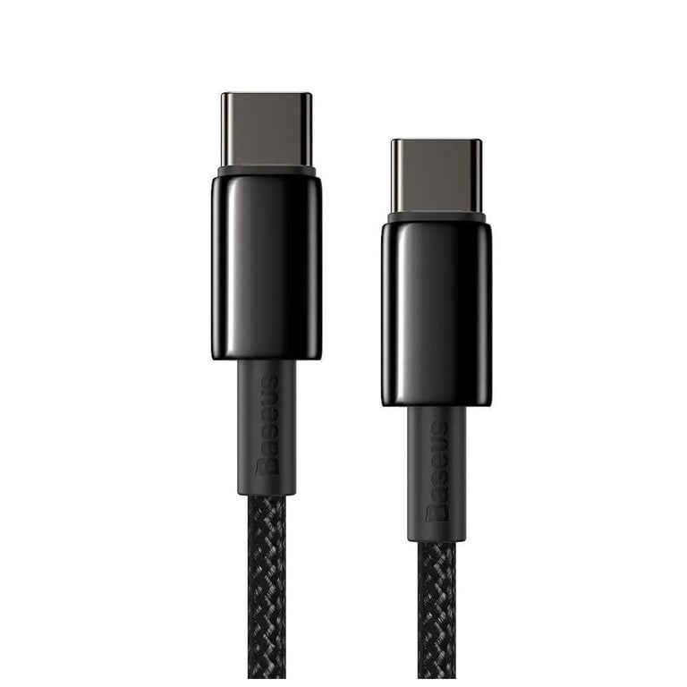 Дата кабель USB-C to USB-C 1.0m 100W black Baseus (CATWJ-01) - фото 3