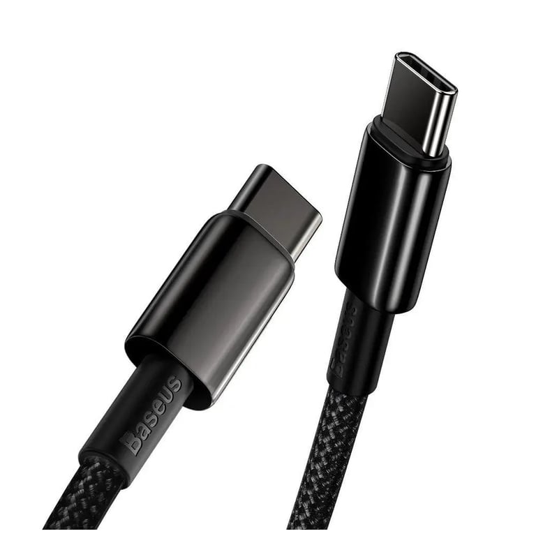 Дата кабель USB-C to USB-C 1.0m 100W black Baseus (CATWJ-01) - фото 4