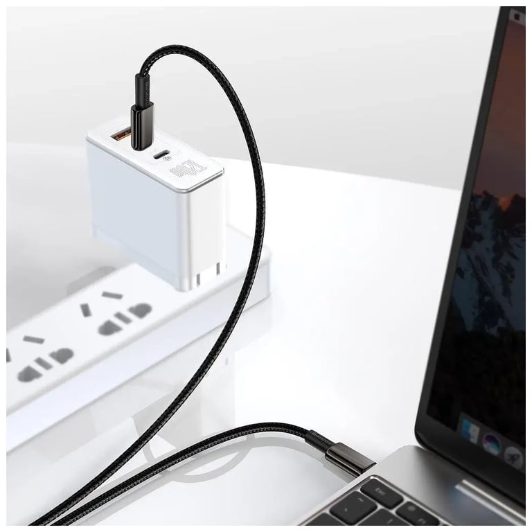 Дата кабель USB-C to USB-C 1.0m 100W black Baseus (CATWJ-01) - фото 9