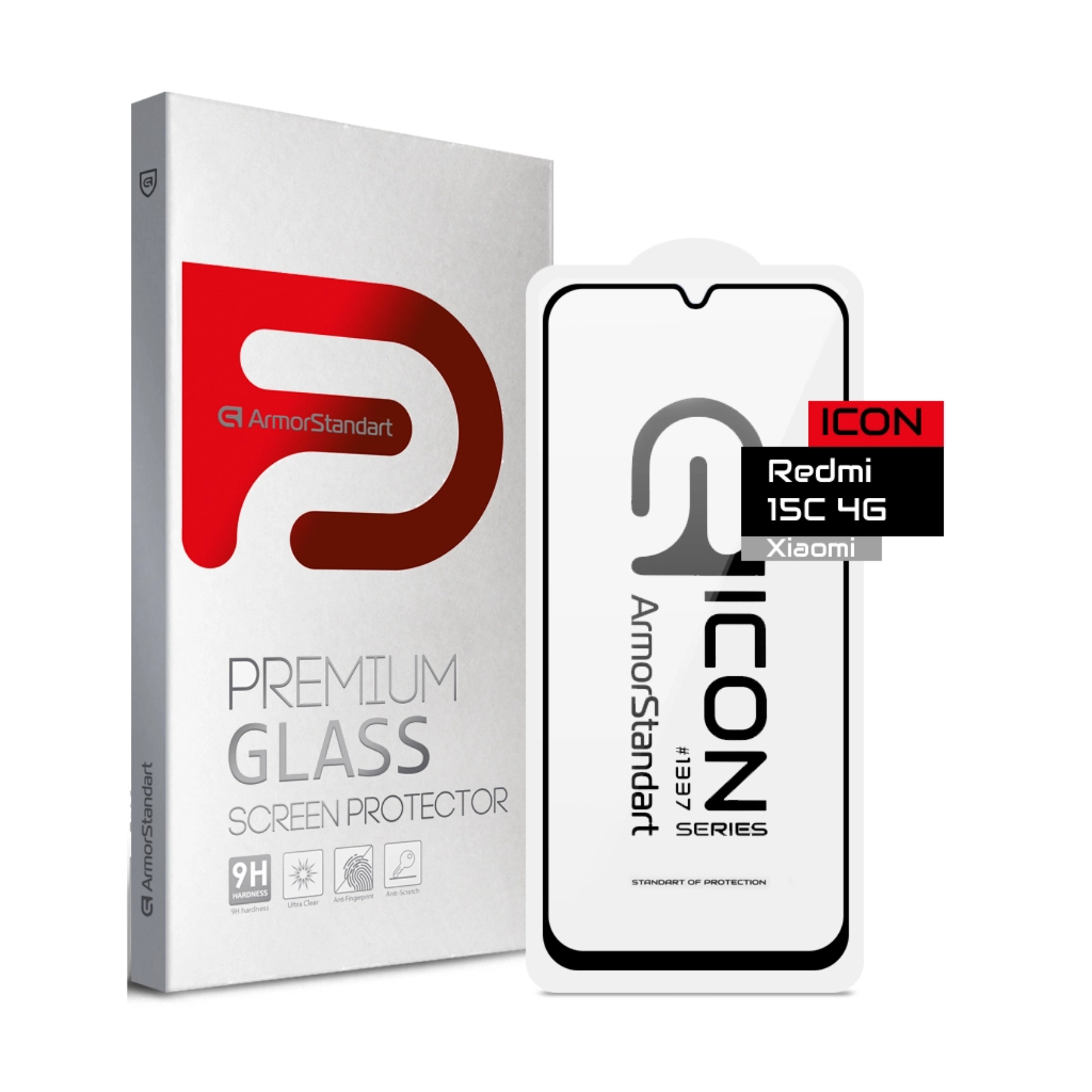 Скло захисне Armorstandart Icon Xiaomi Redmi 15C 4G (ARM85413) Скло захисне Armorstandart Icon Xiaomi Redmi 15C 4G (ARM85413)