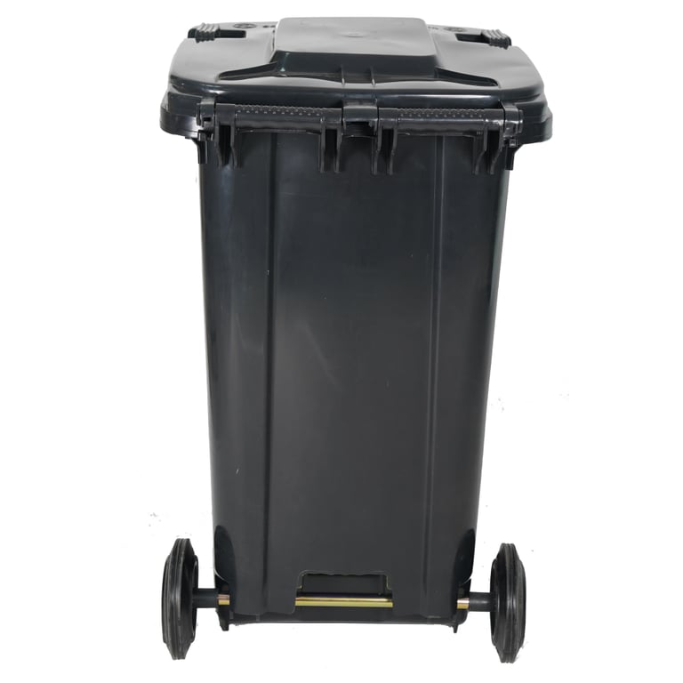 Контейнер для сміття Домівка 120L-B Темно-сірий 120 л (000033129) - фото 3