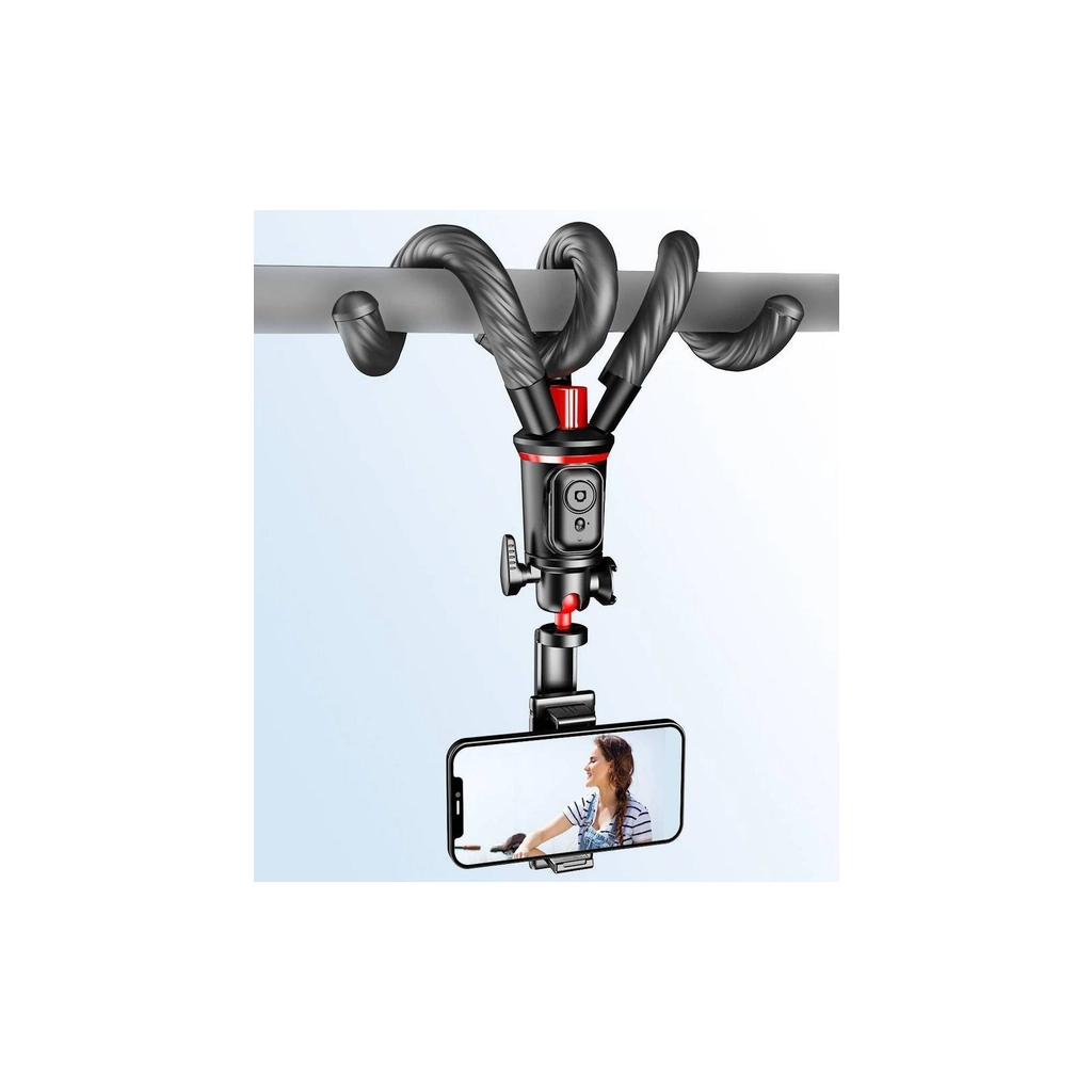 Штатив RTAKO C03 Octopus Extendable Tripod Selfie Stick (with Detachable Phone Holder) Black (6942063212416) - фото 7 Штатив RTAKO C03 Octopus Extendable Tripod Selfie Stick (with Detachable Phone Holder) Black (6942063212416) - фото 7