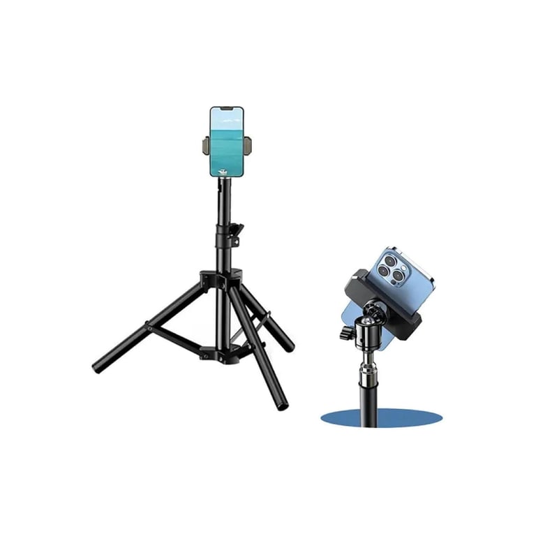 Штатив RTAKO ZJ-ZB01 55CM Matte Finish Carbon Steel Tripod Black (6930539528246) - фото 2