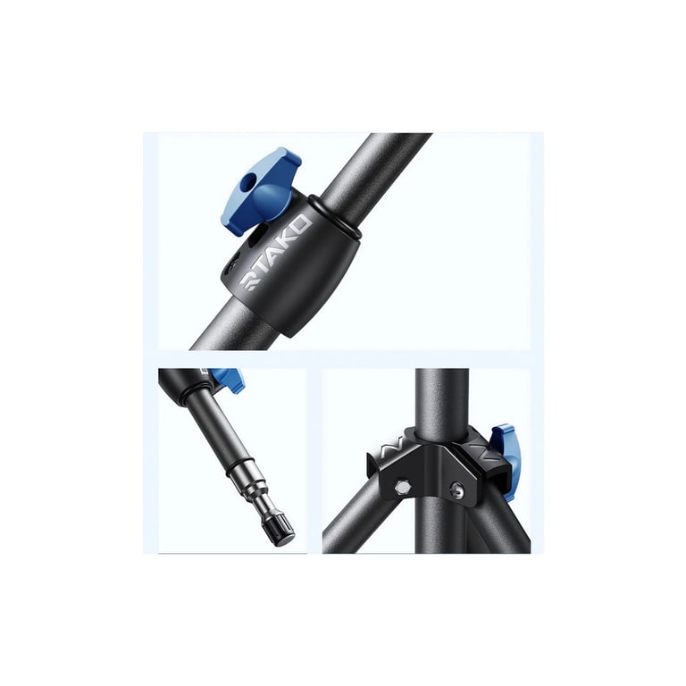 Штатив RTAKO ZJ-ZB01 55CM Matte Finish Carbon Steel Tripod Black (6930539528246) - фото 3