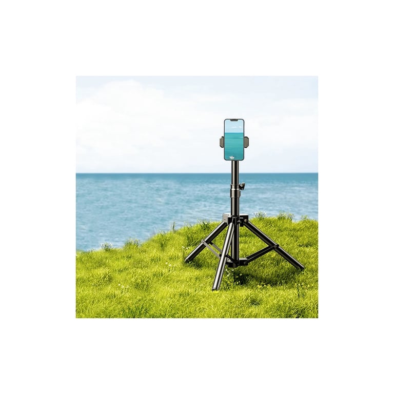 Штатив RTAKO ZJ-ZB01 55CM Matte Finish Carbon Steel Tripod Black (6930539528246) - фото 4