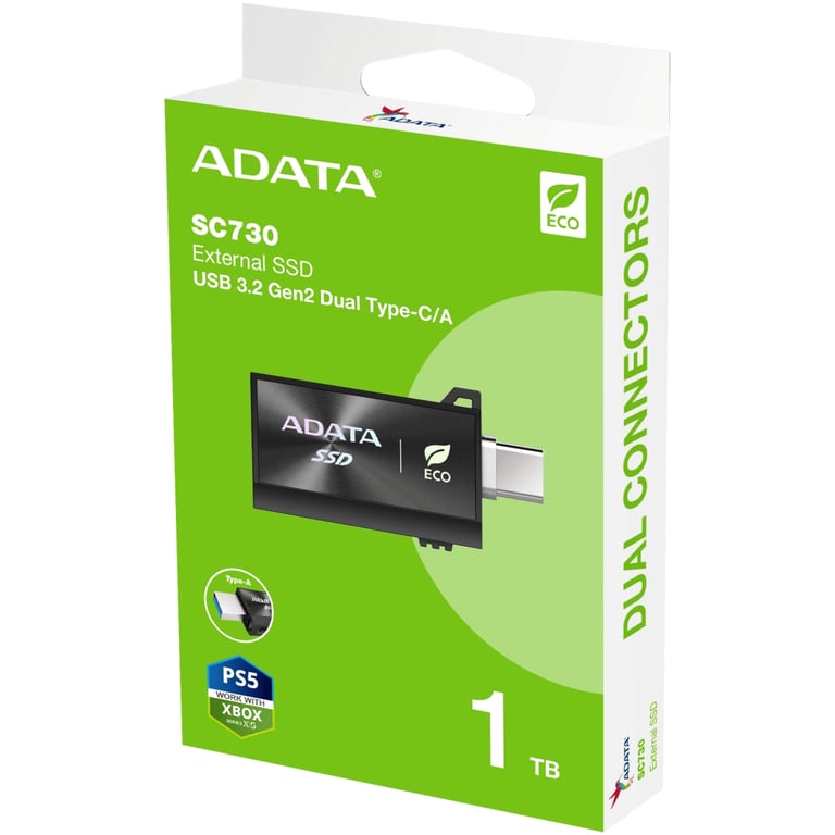 Накопичувач SSD USB 3.2 1TB SC730 ADATA (SC730-1T-CACTI) - фото 6
