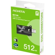 Накопичувач SSD USB 3.2 512GB SC730 ADATA (SC730-512G-CACTI) - фото 6