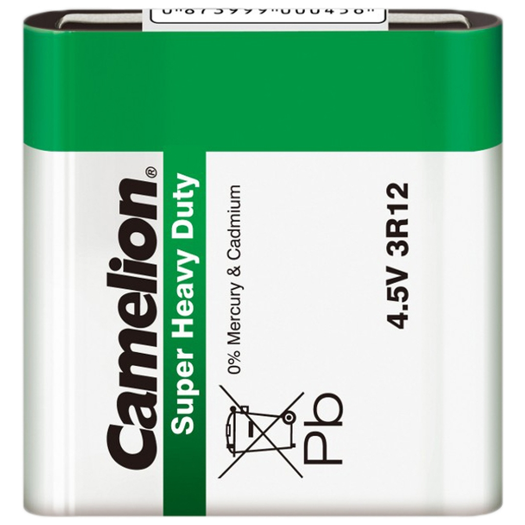 Батарейка 3R12 4.5V Super Heavy Duty Zinc-carbon * 1 Camelion (3R12-SP1G) Батарейка 3R12 4.5V Super Heavy Duty Zinc-carbon * 1 Camelion (3R12-SP1G)