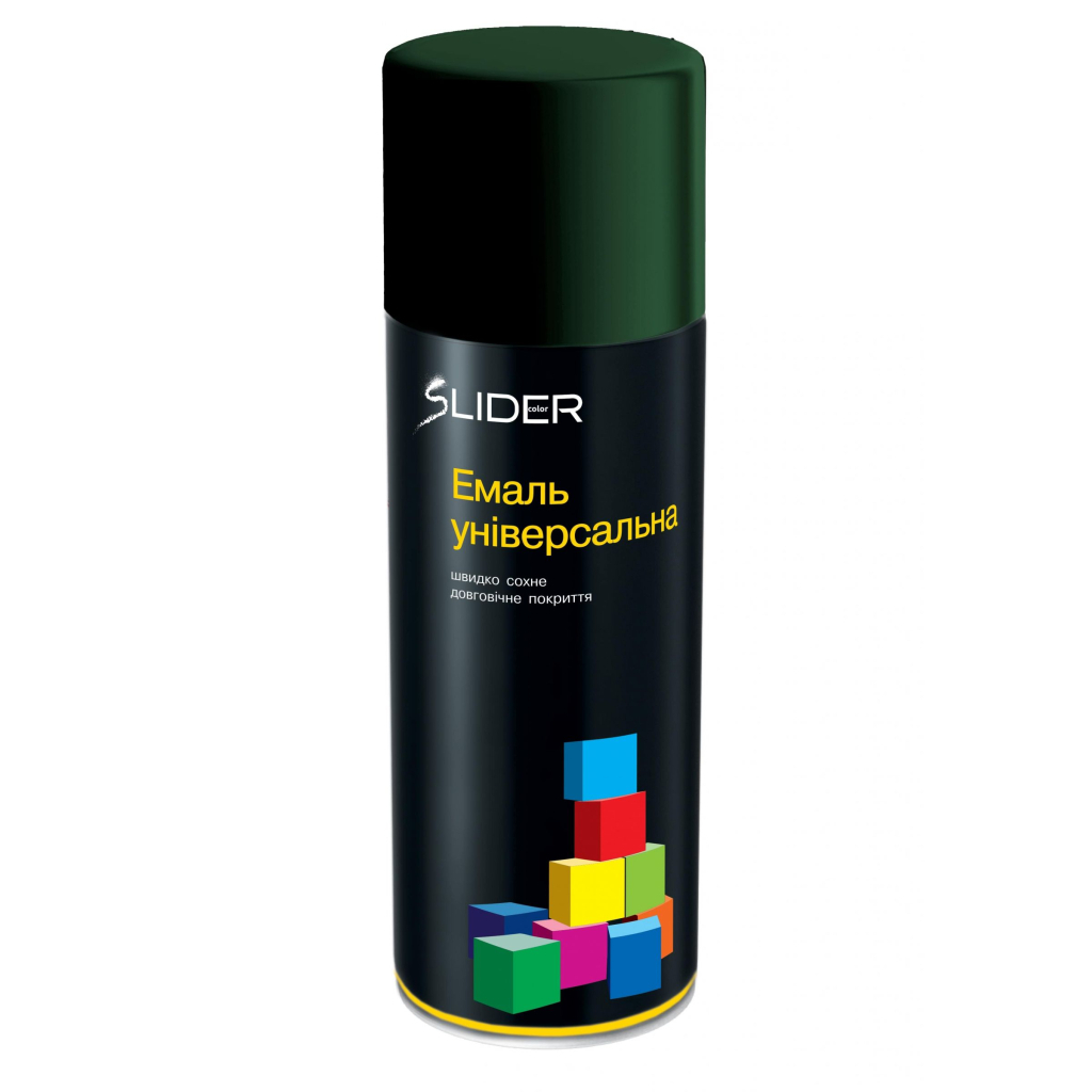 Аерозольна фарба для автомобіля SLIDER 6005 темно-зелена, 400мл (000005247) Аерозольна фарба для автомобіля SLIDER 6005 темно-зелена, 400мл (000005247)