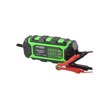 Зарядний пристрій для автомобільного акумулятора WINSO PRO 8LEDs 4A, 6V/12V, 4-120Ah (139310)