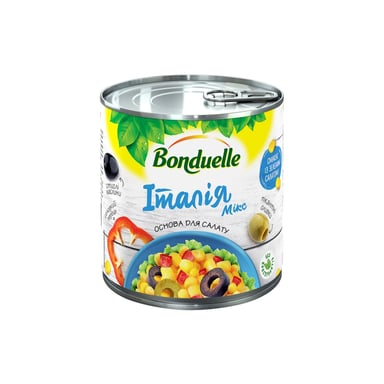 Овочева консервація Bonduelle Овочева суміш Італія Мікс 310 г (3083681068481) - фото 1