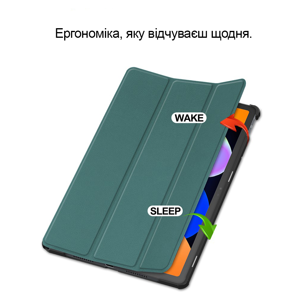 Чохол до планшета BeCover Smart Case Lenovo Idea Tab/K11 (2nd Gen) TB336/Xiaoxin Pad (2025) 11" Dark Green (714097) - фото 7 Чохол до планшета BeCover Smart Case Lenovo Idea Tab/K11 (2nd Gen) TB336/Xiaoxin Pad (2025) 11" Dark Green (714097) - фото 7