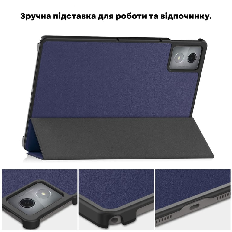 Чохол до планшета BeCover Smart Case Lenovo Idea Tab/K11 (2nd Gen) TB336/Xiaoxin Pad (2025) 11" Deep Blue (714096) - фото 6