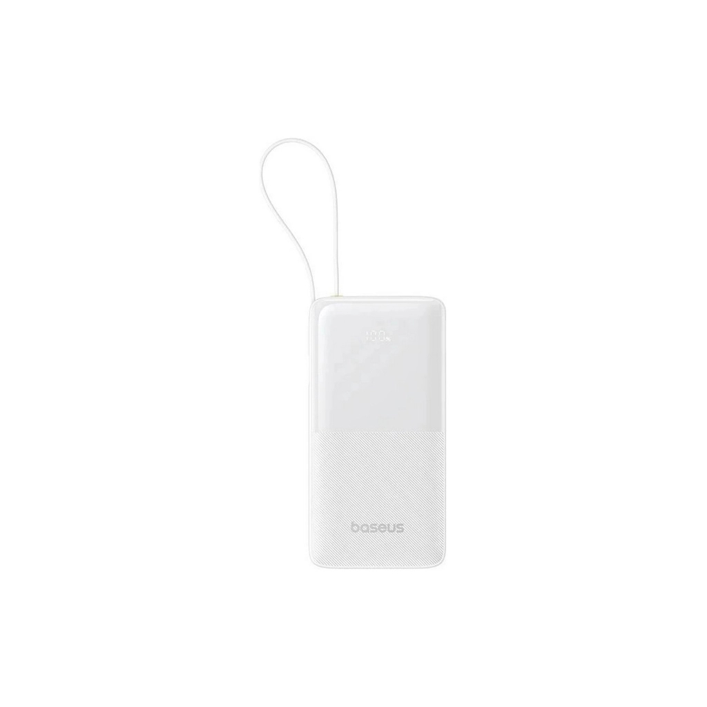 Батарея універсальна Baseus Bipow 2 20000mAh 20W with USB-C cable white (P10077101213-01) - фото 1 Батарея універсальна Baseus Bipow 2 20000mAh 20W with USB-C cable white (P10077101213-01) - фото 1