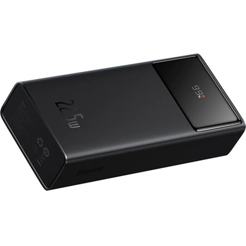 Батарея універсальна Baseus Star Lord Display 30000mAh 22.5W QC/3.0 PD/3.0 Black (PPXJ080101) - фото 5 Батарея універсальна Baseus Star Lord Display 30000mAh 22.5W QC/3.0 PD/3.0 Black (PPXJ080101) - фото 5