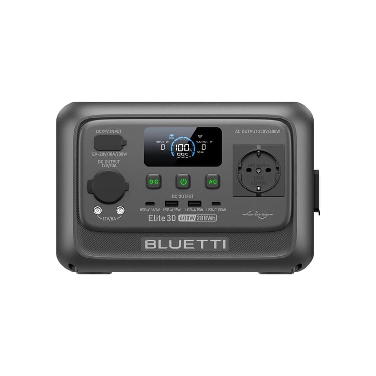 Зарядна станція BLUETTI Elite 30 V2, 600W, 288Wh (EL30V2) - фото 1