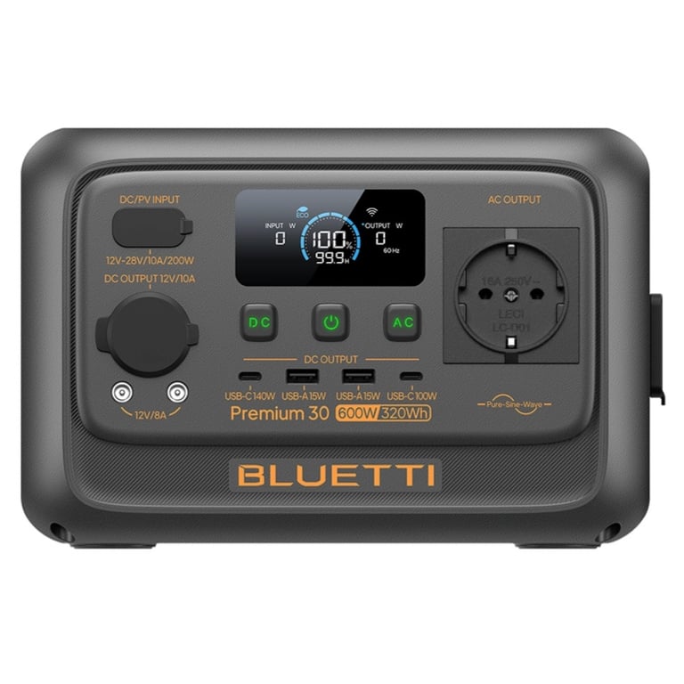 Зарядна станція BLUETTI Premium 30 V2, 600W, 320Wh (PR30V2) - фото 1