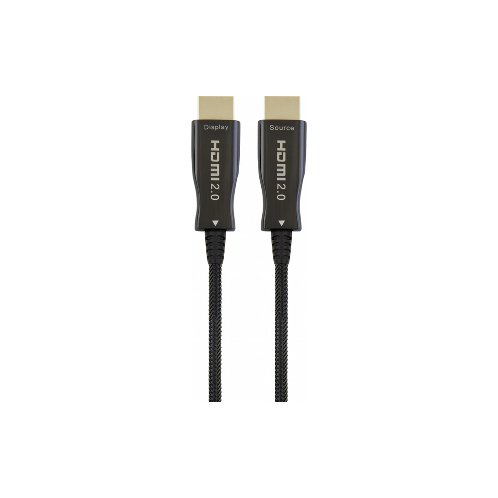 Кабель мультимедійний HDMI M to HDMI M 35.0m V2.0 4K 60Hz AOC Cablexpert (CCBP-HDMI-AOC-35M) - фото 1