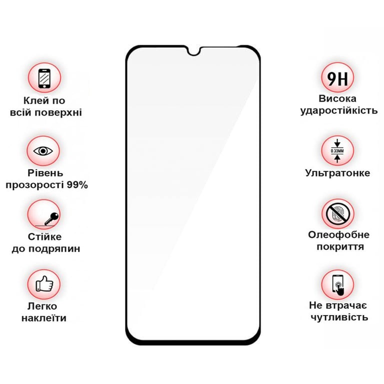 Скло захисне BeCover Xiaomi Redmi 15C 4G/5G Black (713907) - фото 3