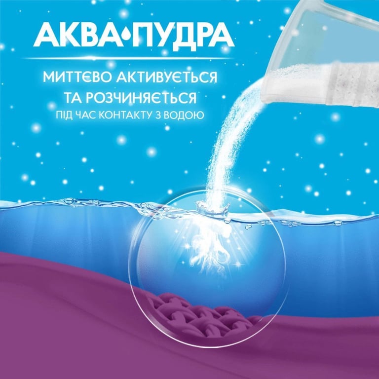 Пральний порошок Gala Аква-Пудра Морська свіжість для кольорової білизни 300 г (8006540512159) - фото 3