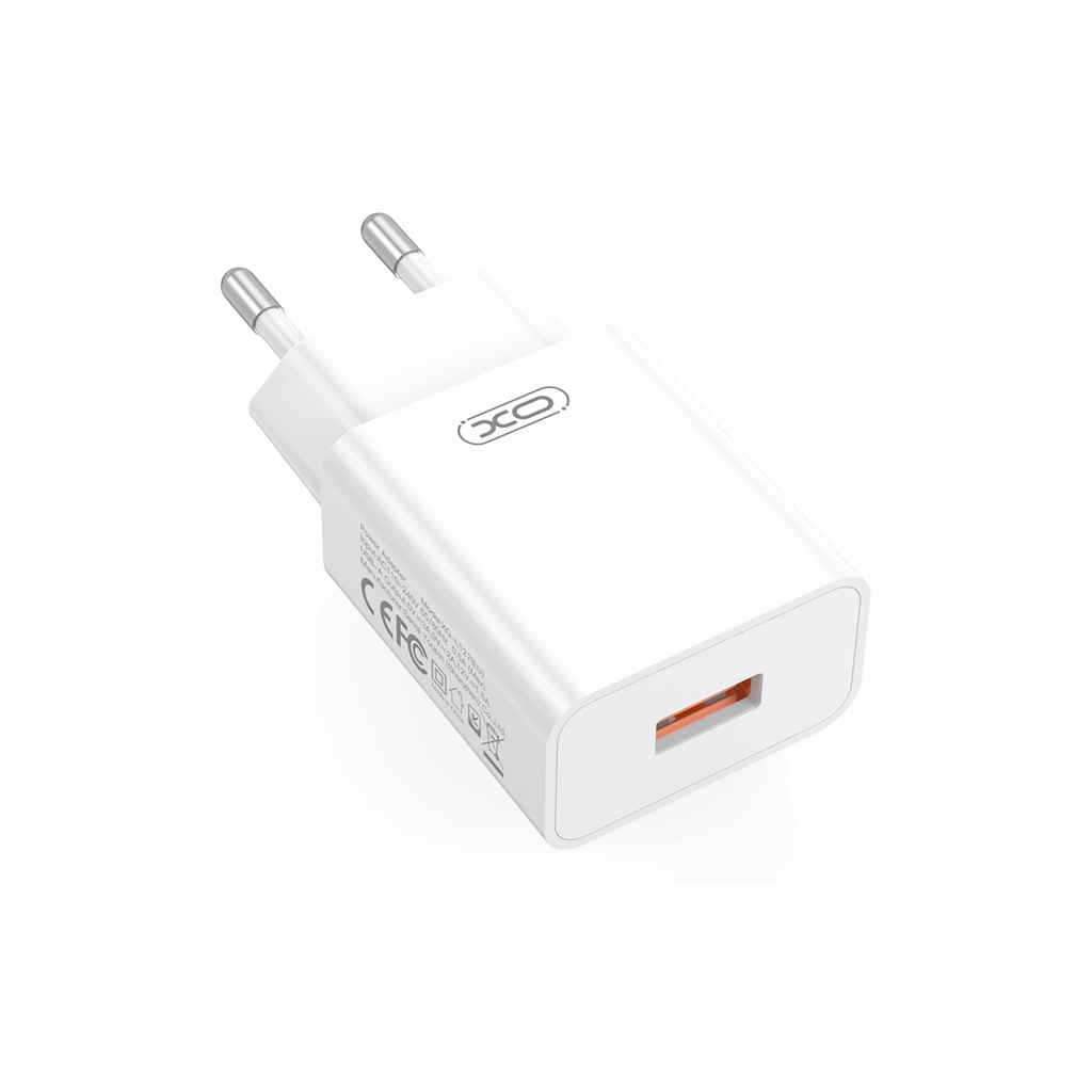 Зарядний пристрій XO USB-A QC18W White (L127.white) - фото 3 Зарядний пристрій XO USB-A QC18W White (L127.white) - фото 3