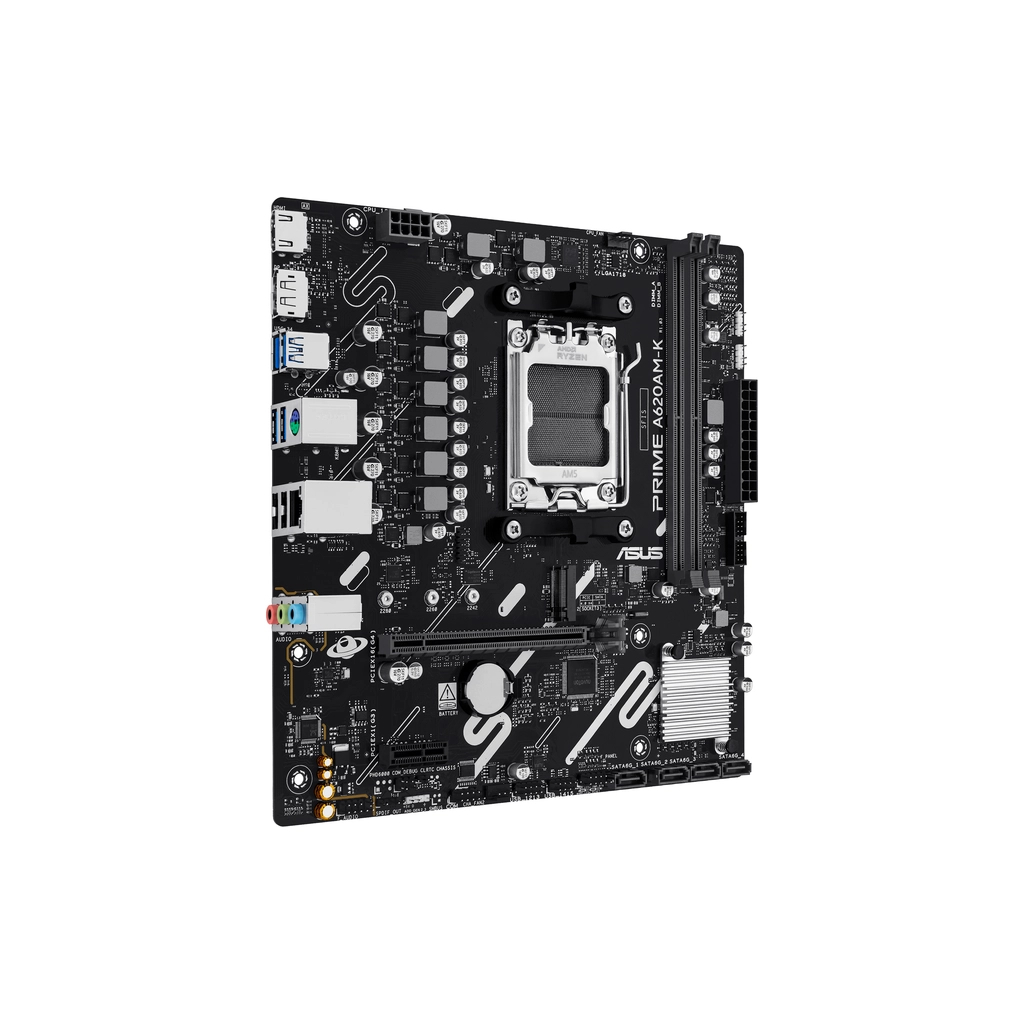 Материнська плата ASUS PRIME A620AM-K - фото 2 Материнська плата ASUS PRIME A620AM-K - фото 2