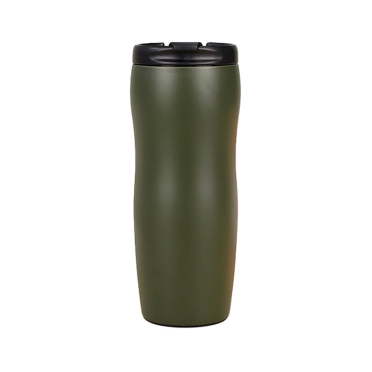 Термокружка Merlion 500 мл з відкидною кришкою, зелена (Mug-500Green)