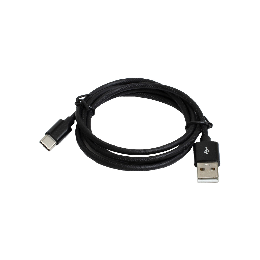 Дата кабель USB 2.0 AM to USB-C 1.0m 2.4A black Patron (CAB-PN-USB-TYPEC-1-B)