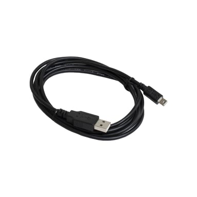 Дата кабель USB 2.0 AM to Mini 5P 1.8m black Patron (CAB-PN-USB-MINI-18) - фото 1