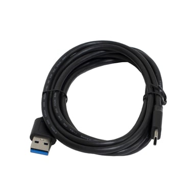 Дата кабель USB 3.0 AM to USB-C 2.0m black Patron (CAB-PN-USB3-TYPEC-2M) - фото 1