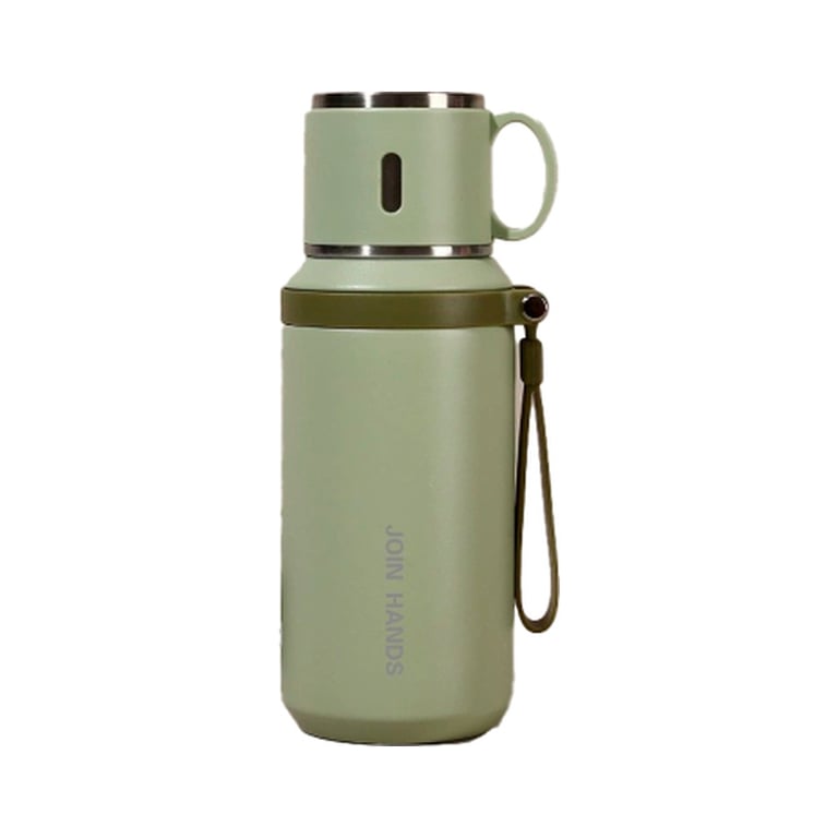 Термос Merlion з чашкою 0,6 л, зелений (TermTea-600/Green)