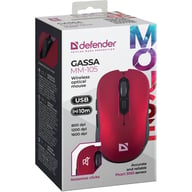 Мишка Defender Gassa MM-105 Wireless Red (52103) - фото 5