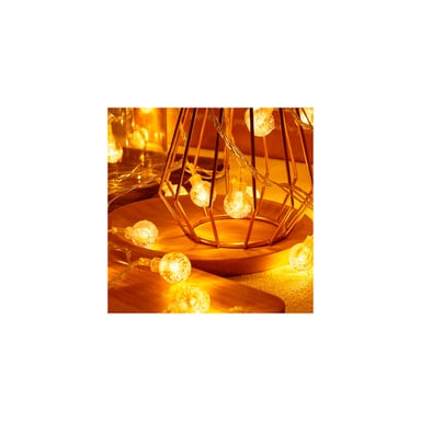 Гірлянда Voltronic Кульки прозорі, 40 шт, 6 м., прозора, USB (GarlBall-6mTrUSB) - фото 1