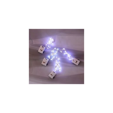 Гірлянда Voltronic White 20LED, 1 режим, 3 м., прозора, 3*АА, (Garl-20LED-3m-W) - фото 1