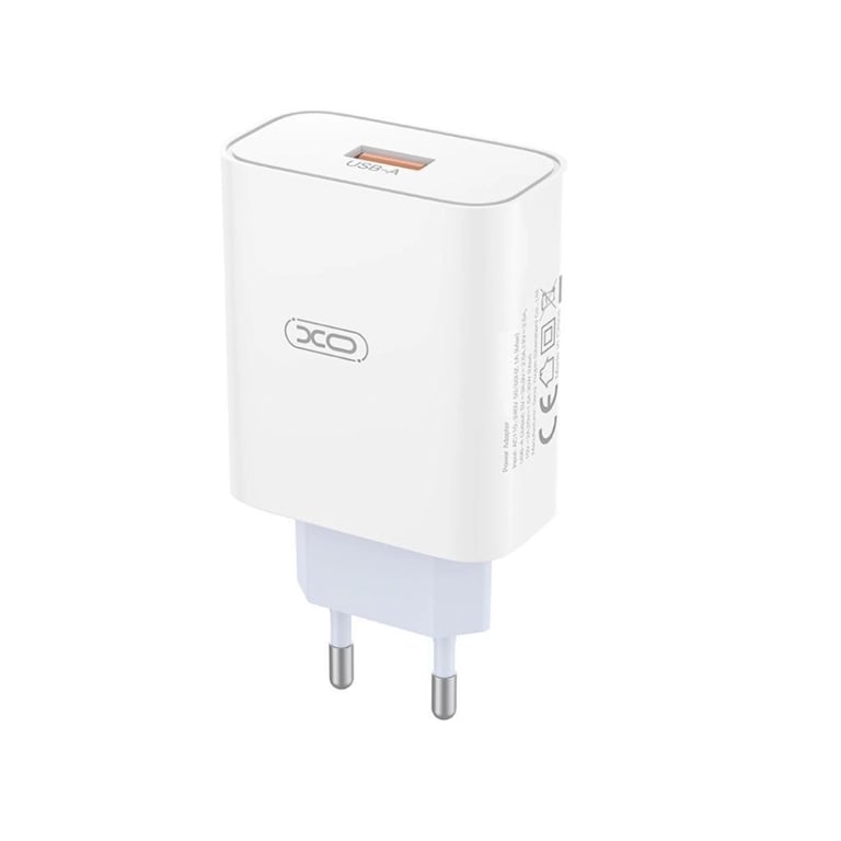 Зарядний пристрій XO USB 120W + cable USB to USB-C white (XO-L128U) - фото 3