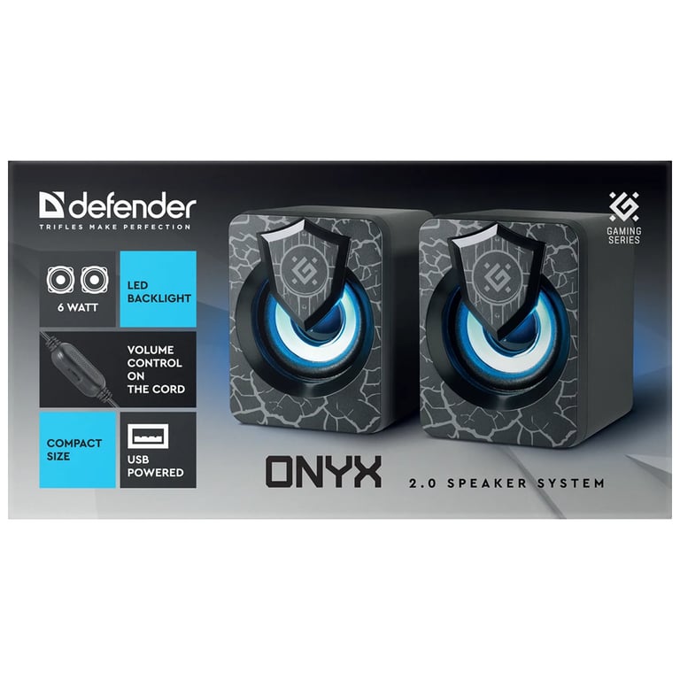 Акустична система Defender Onyx Led USB Black (65038) - фото 5